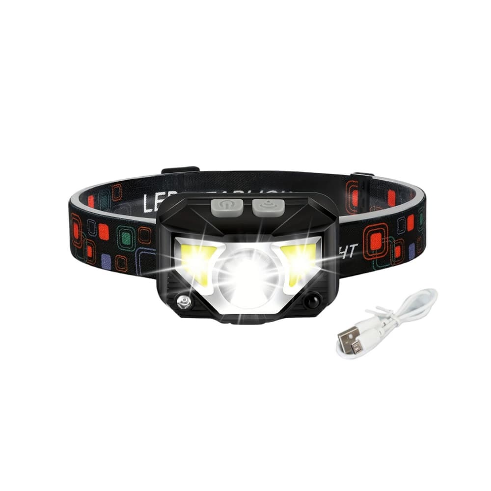 Lámpara de cabeza con luz led recargable - Imagen 1