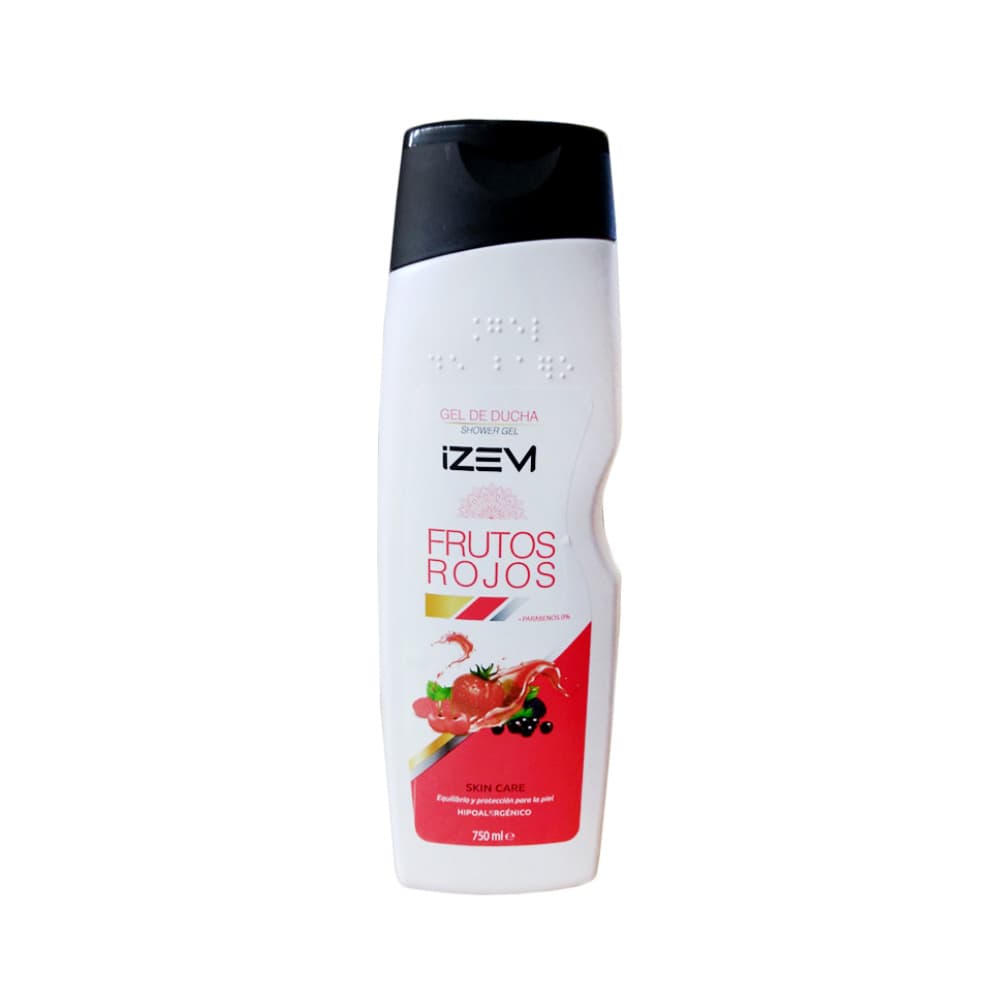Gel de ducha con aroma a frutos rojos Izem (750 ml) - Imagen 1