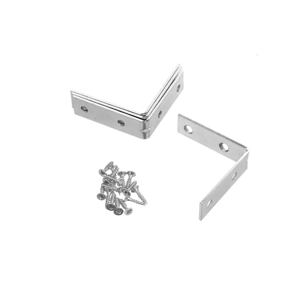 Escuadras de esquina de 50 mm x 50 mm Total Tools TCB2050 (4 U) - Miniatura 2