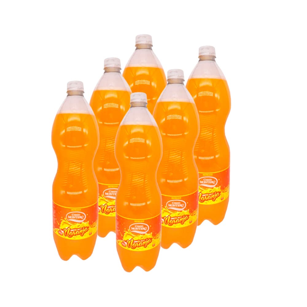 Refresco sabor naranja Ciego Montero (6 x 1500 ml) - Imagen 1