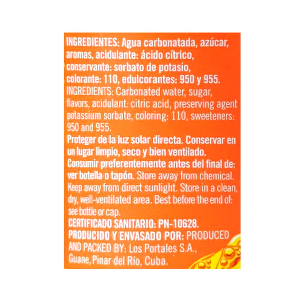 Refresco sabor naranja Ciego Montero (6 x 1500 ml) - Miniatura 2