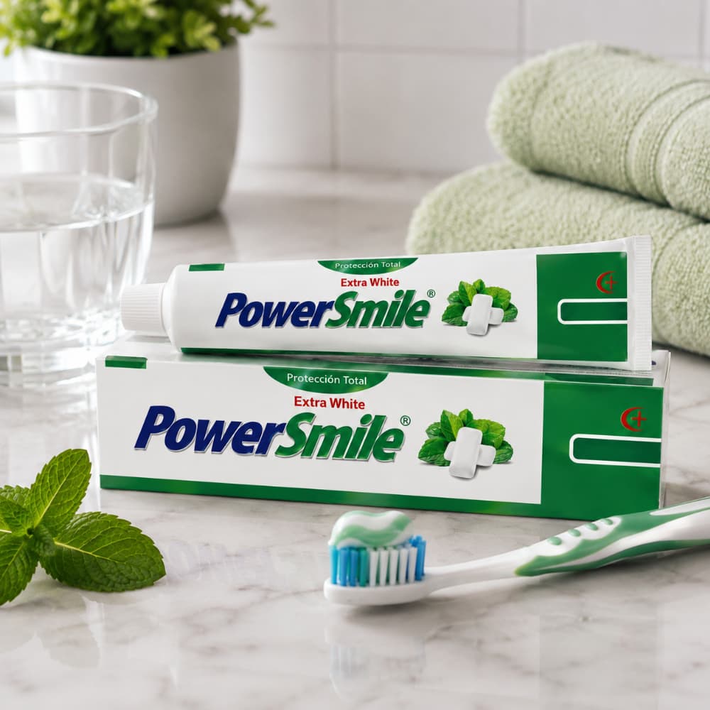 Pasta dental mentolada Power Smile (115 g / 4.05 oz) - Miniatura 4