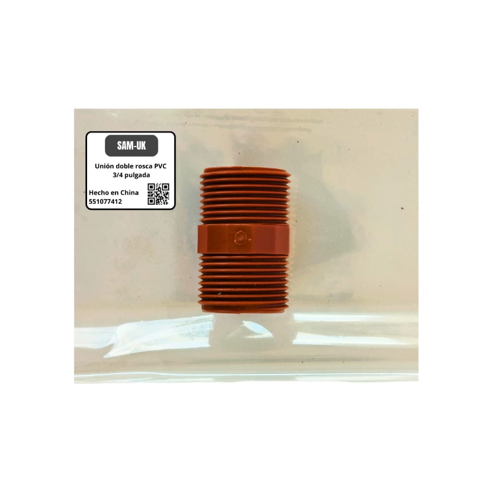Unión doble rosca PVC - 3/4 pulgada Sam-UK - Miniatura 3