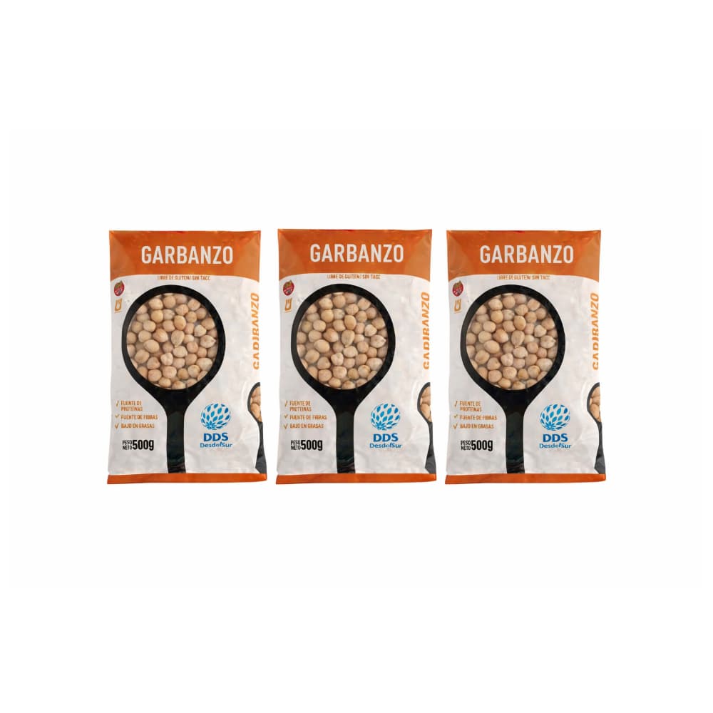 Garbanzos Desdelsur (3 x 500 g ) - Imagen 1