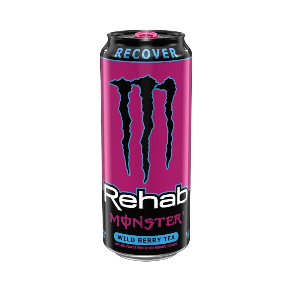 Bebida energética con té de frutos del bosque Monster (458 ml) - Imagen 1