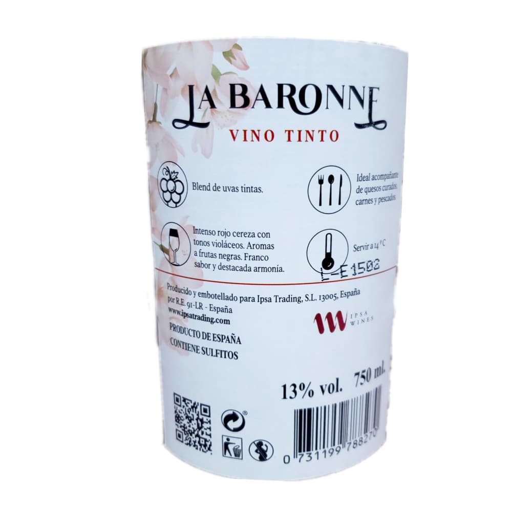 Vino tinto La Baronne (750 ml) - Miniatura 2