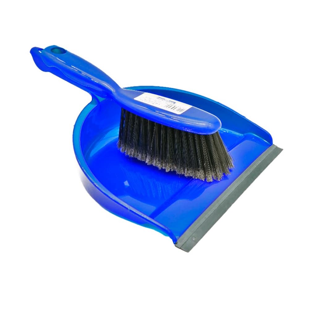 Juego de recogedor y cepillo color azúl Cm Professional - Imagen 1