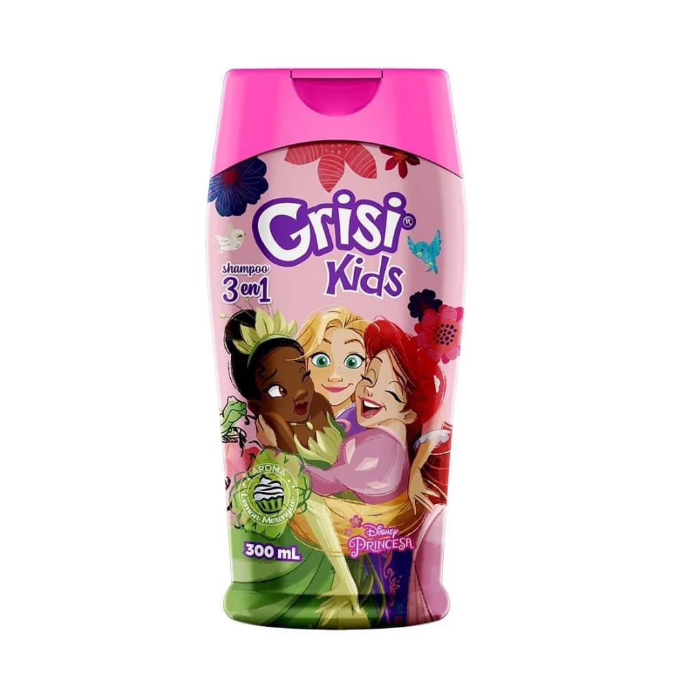 Champú infantil 3 en 1 Princesa Disney Grisi Kids (300 ml) - Imagen 1