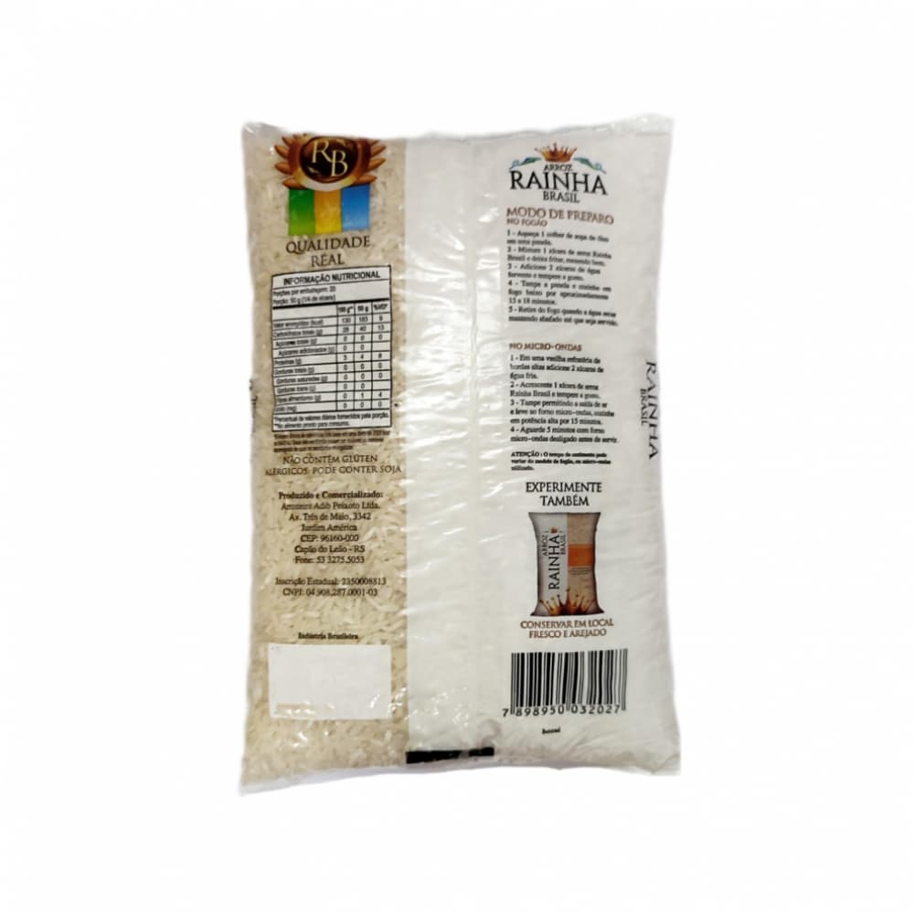 Arroz blanco tipo 1 Rainha (1 kg / 2.2 lb) - Miniatura 4