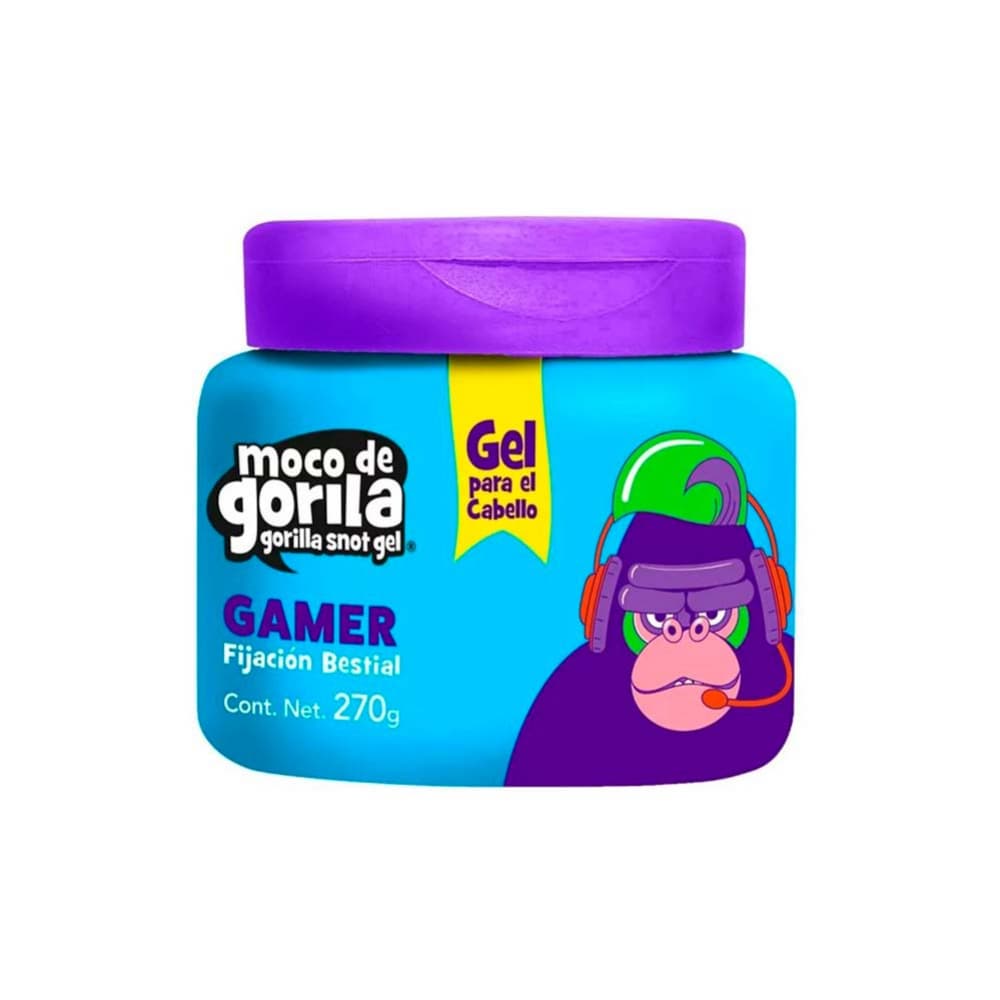 Gel para el cabello gamer fijación bestial Moco de Gorila (270 g / 9.5 oz) - Imagen 1