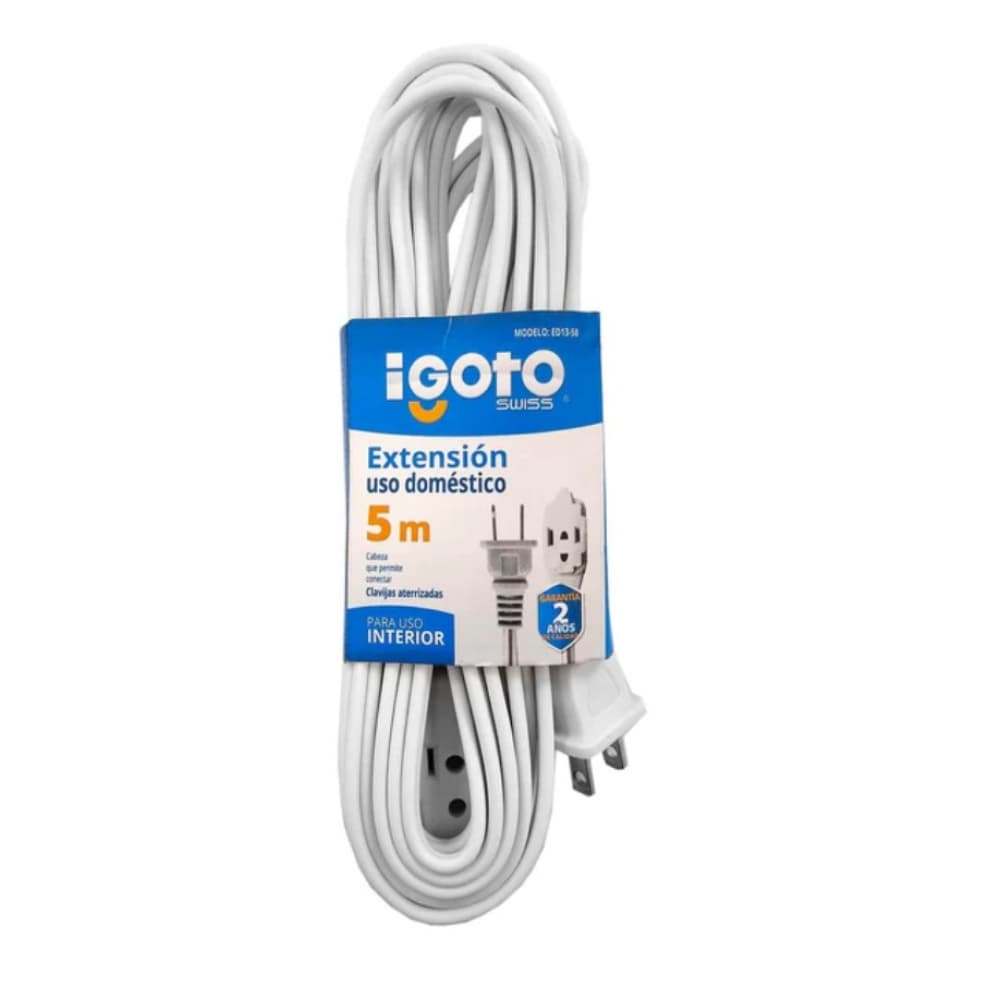 Extensión eléctrica de 5m Igoto ED13-5B - Imagen 1
