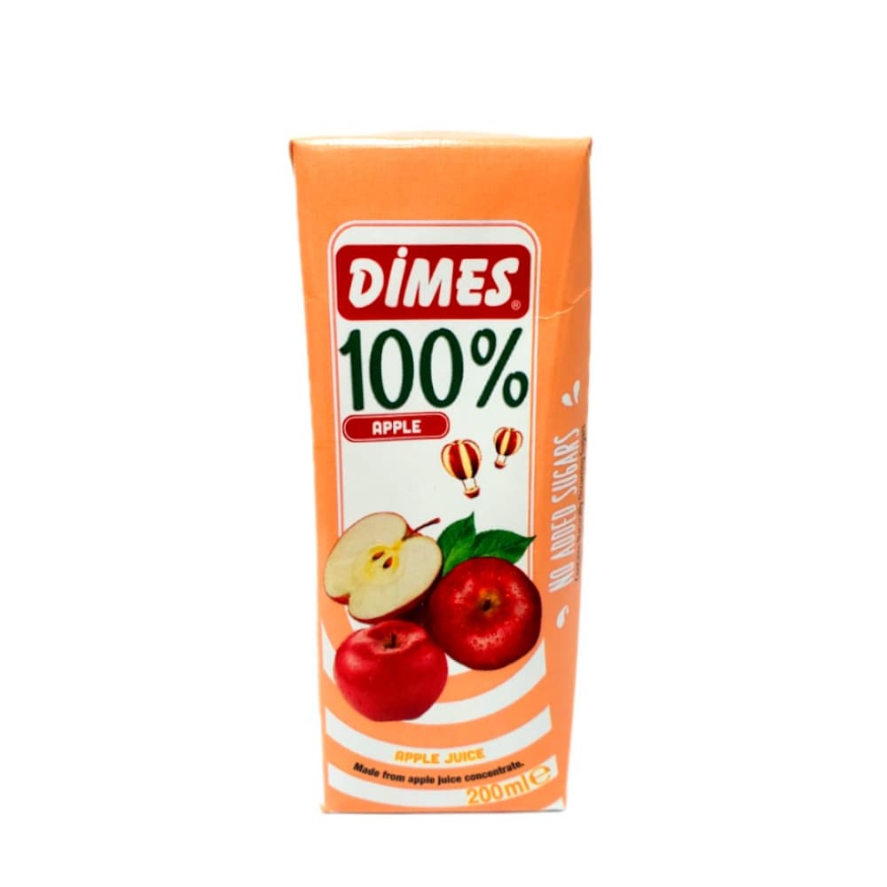 Jugo de manzana 100% Dimes (200 ml) - Imagen 1