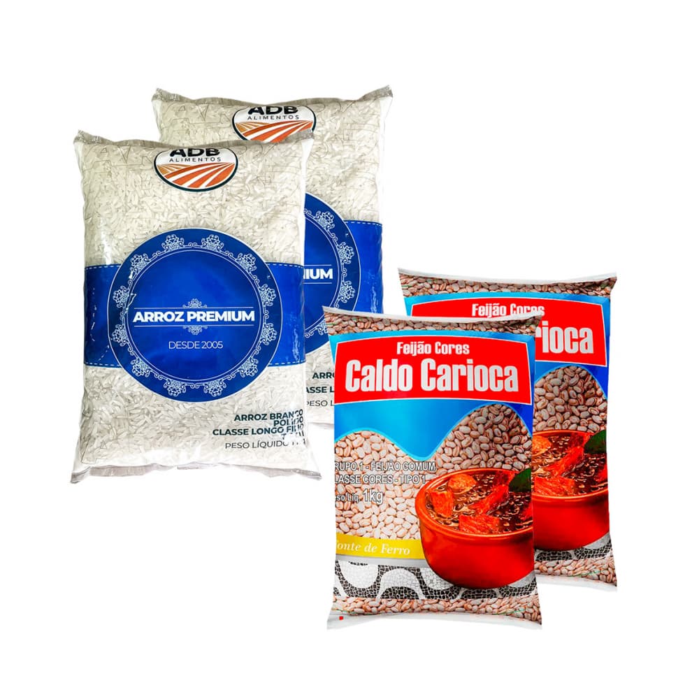 Arroz largo ADB Premium + Frijoles pintos Caldo Carioca - Imagen 1