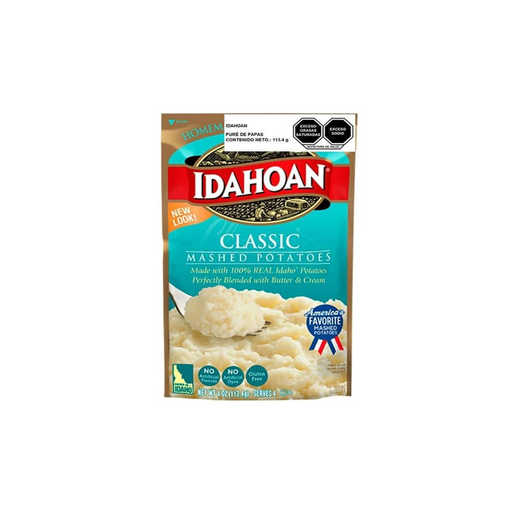 Puré de papa instantáneo sabor clásico Idahoan (113.4 g / 4 oz) - Imagen 1