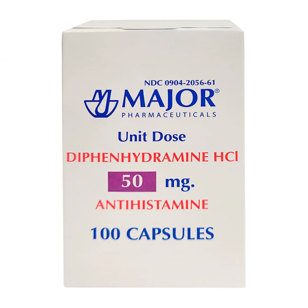 Difenhidramina HCl 50 mg (100 cápsulas) - Imagen 1