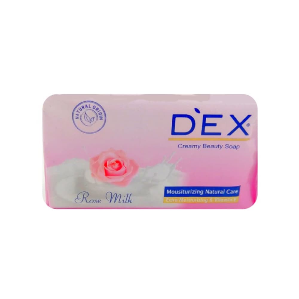 Jabón de tocador rosa y leche Dex (90 g / 3.17 oz) - Imagen 1