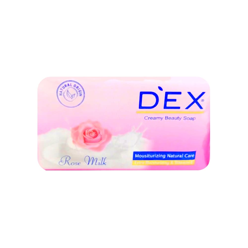 Jabón de tocador rosa y leche Dex (60 g / 2.11 oz) - Imagen 1