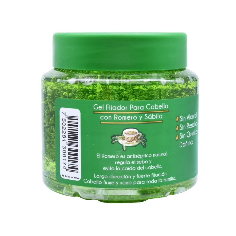 Gel fijador para cabello con romero y sábila Árbol Verde (250 g / 8.8 oz) - Miniatura 2