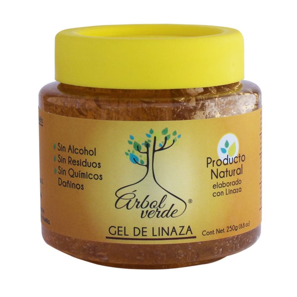 Gel fijador para cabello con linaza Árbol Verde (250 g / 8.8 oz) - Miniatura 1