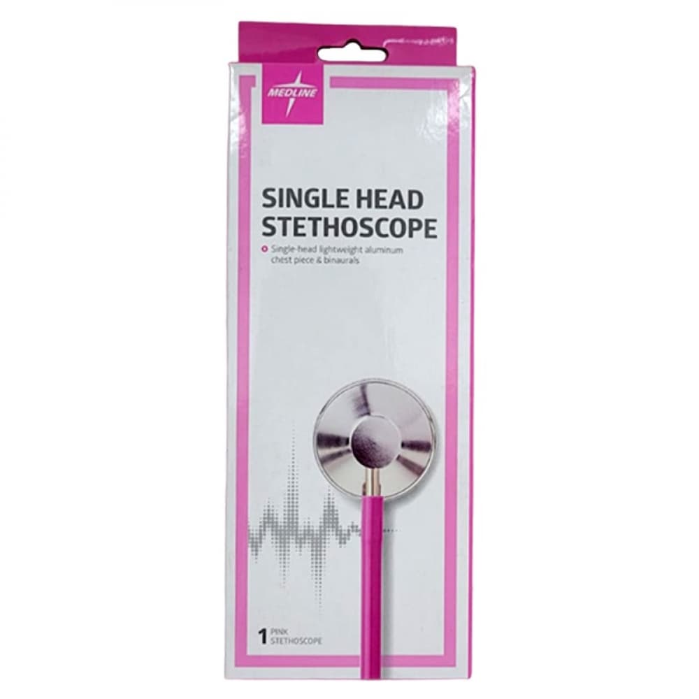 Estetoscopio de un solo cabezal. Rosado - Miniatura 2
