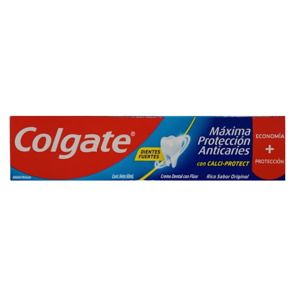 Pasta de dientes máxima protección anticaries Colgate (50 ml) - Imagen 1