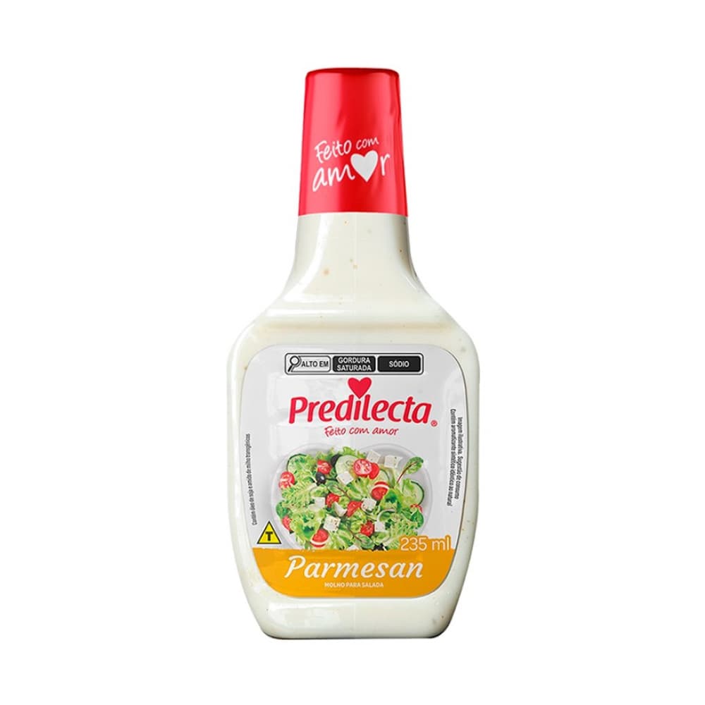 Salsa para ensaladas sabor parmesano Predilecta (235 ml) - Imagen 1