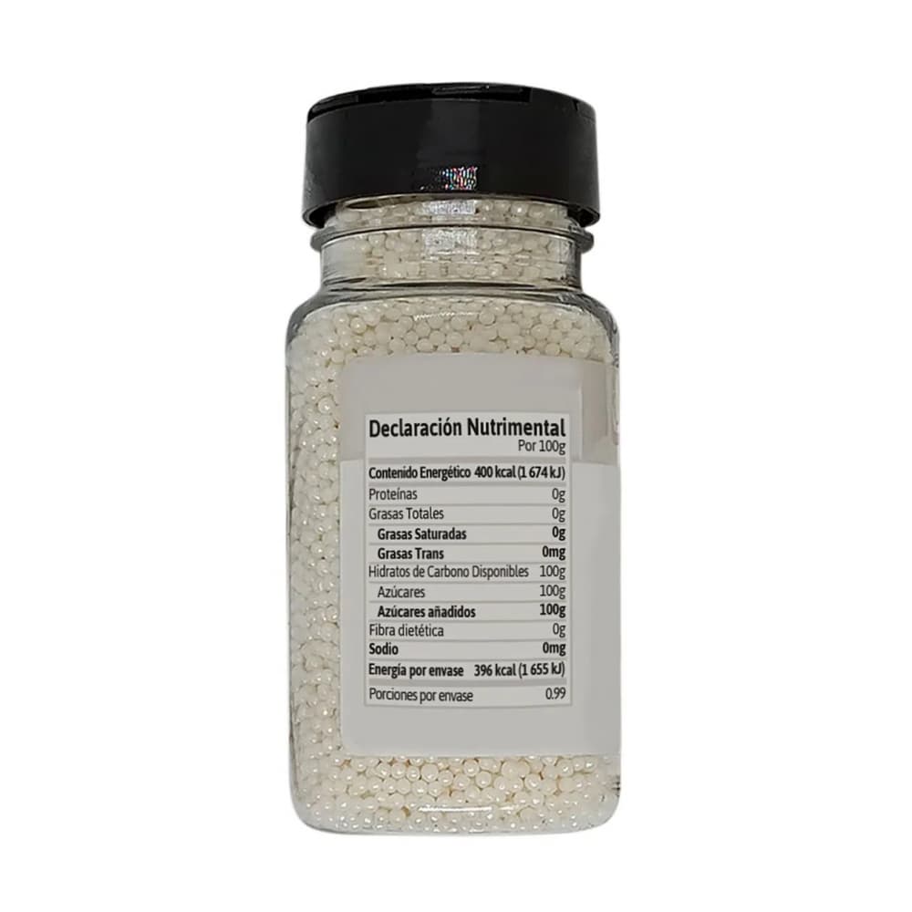 Perlas blancas para decorar postres Bakersfield (99 g / 3.5 oz) - Miniatura 3