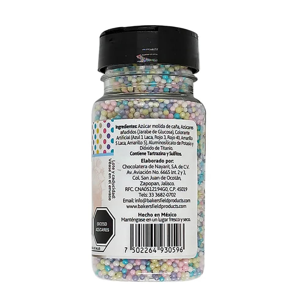 Perlas arcoíris para decorar postres Bakersfield (99 g / 3.5 oz) - Miniatura 2