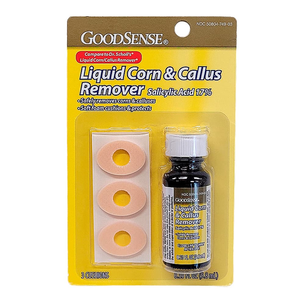 Removedor líquido de callos. Ácido acetilsalicílico 17 % Goodsense (9.8 ml / 0.33 fl oz) - Imagen 1