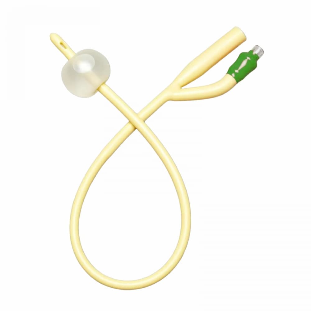 Catéter de foley 2 vias de latex con recubrimiento elastomérico de silicona 14 fr 10 ml - Imagen 1
