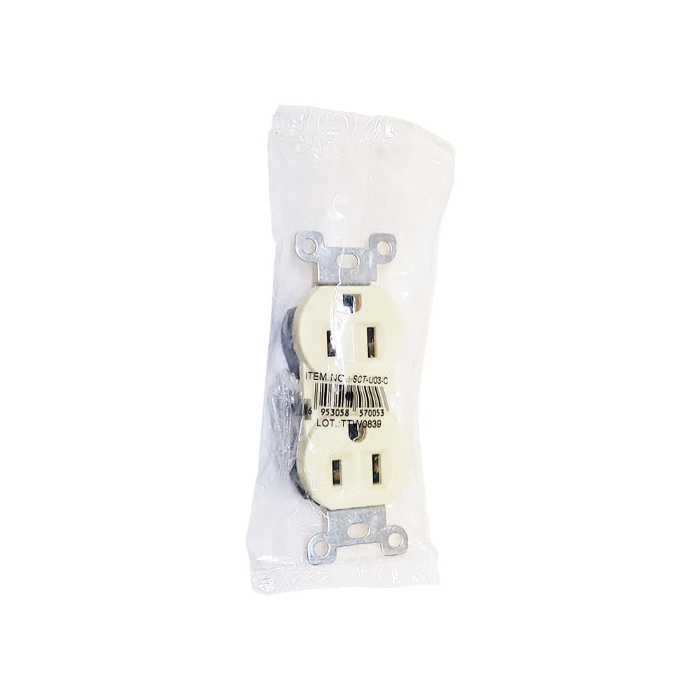 Tomacorriente doble 125 V / 15 A Troen - Miniatura 7