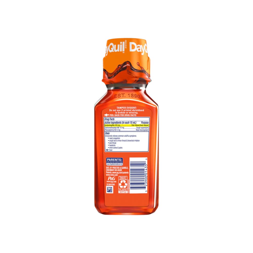 Jarabe para el resfriado y la gripe Vicks DayQuil (236 ml / 8 oz) - Miniatura 2