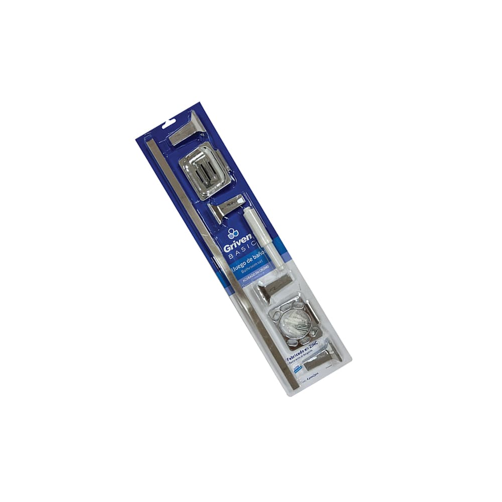 Juego de accesorios de 4 piezas para baño Griven - Imagen 1