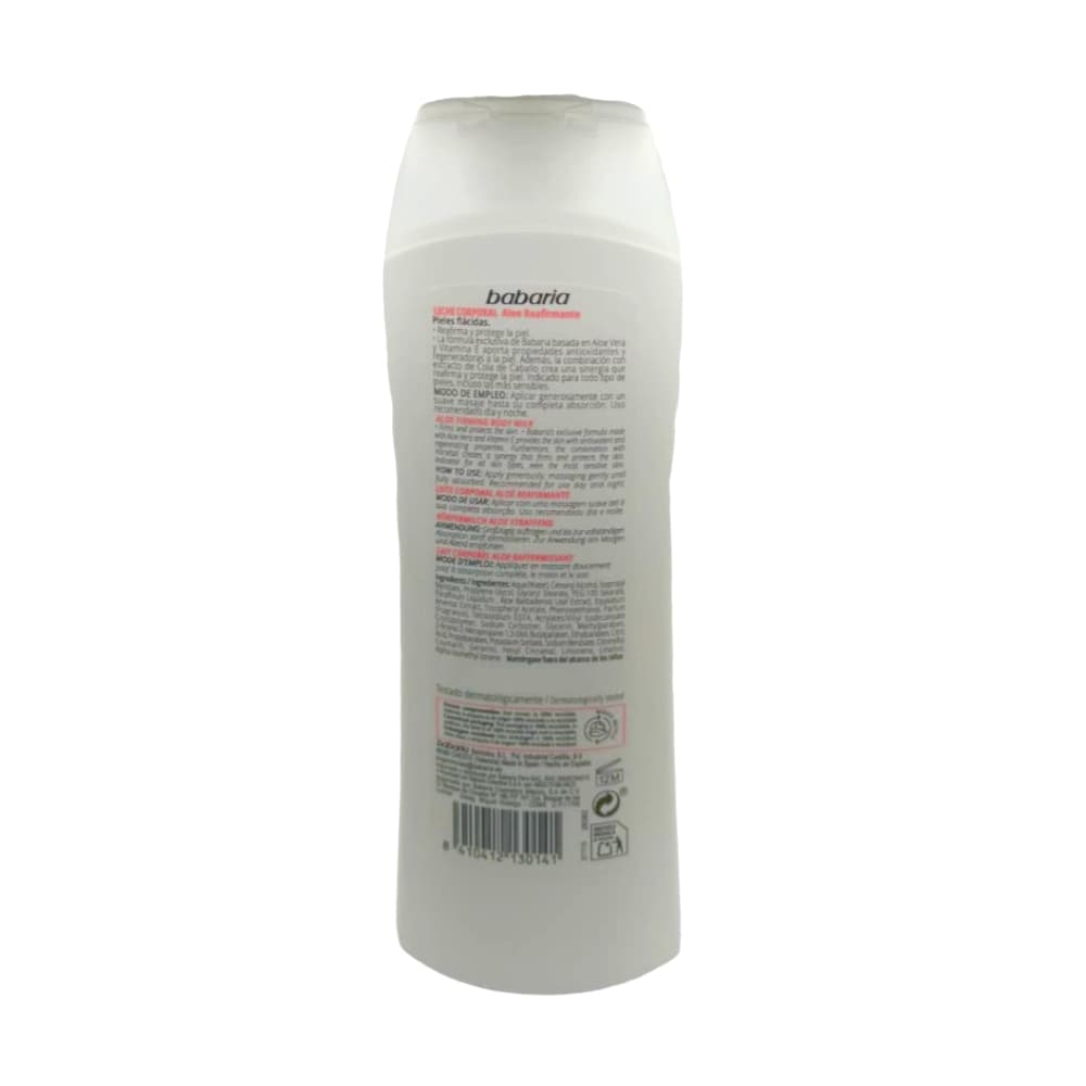 Leche corporal reafirmante Babaria (400 ml) - Miniatura 2