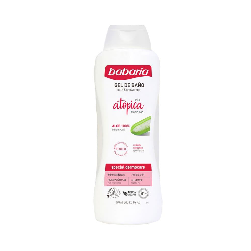 Gel de baño para piel atópica Babaria (600 ml) - Imagen 1
