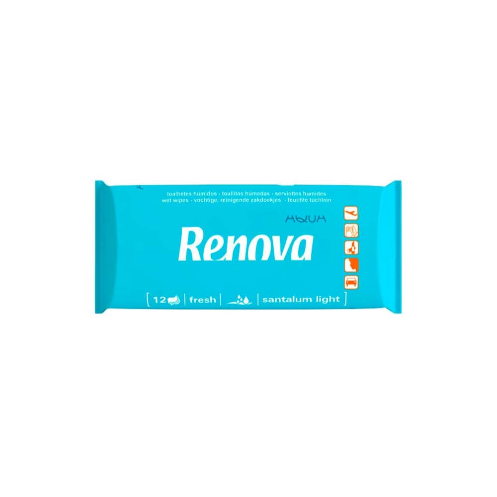 Toallas húmedas Aqua Renova (12 U) - Miniatura 1