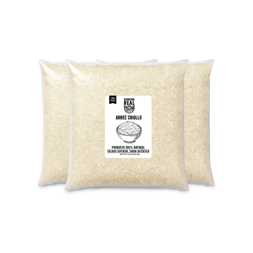 Arroz criollo Cosecha Real (3 x 4.54 kg / 10 lb) - Imagen 1