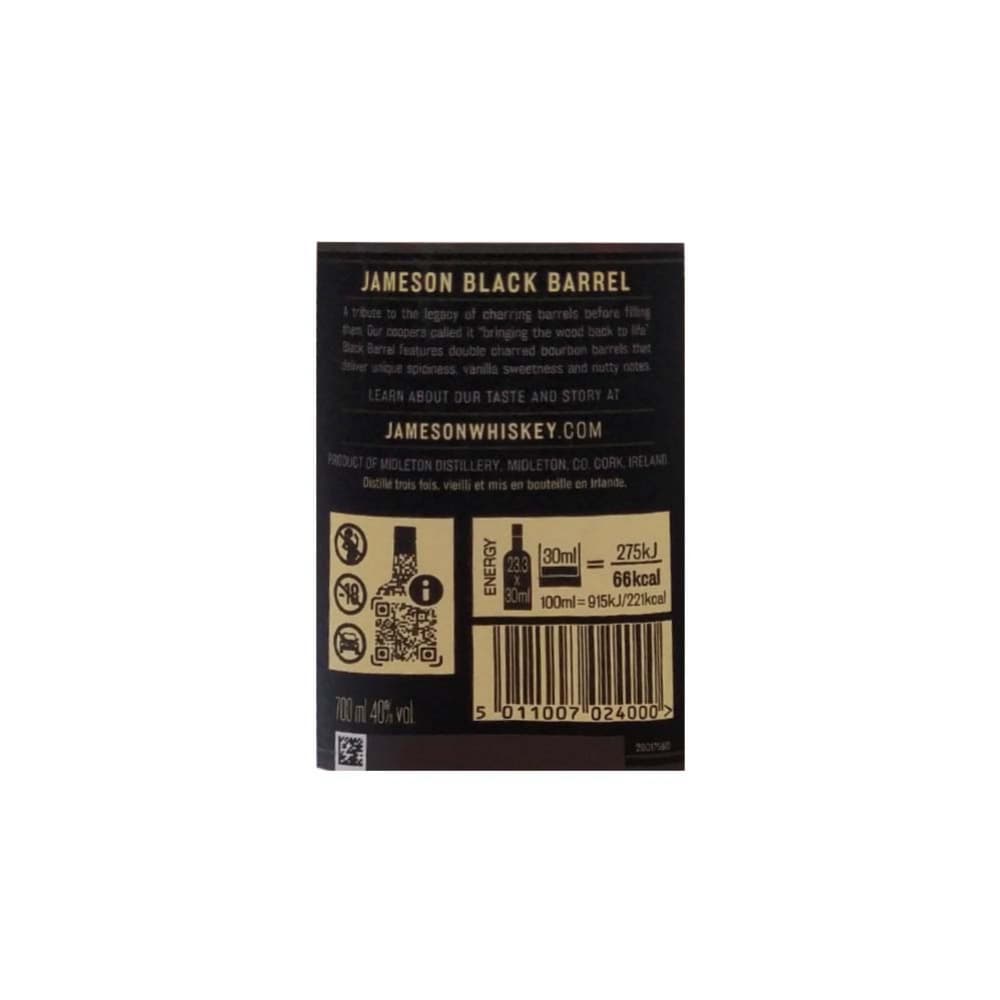 Whisky Black Barrel 40 % vol Jameson (700 ml) - Miniatura 3