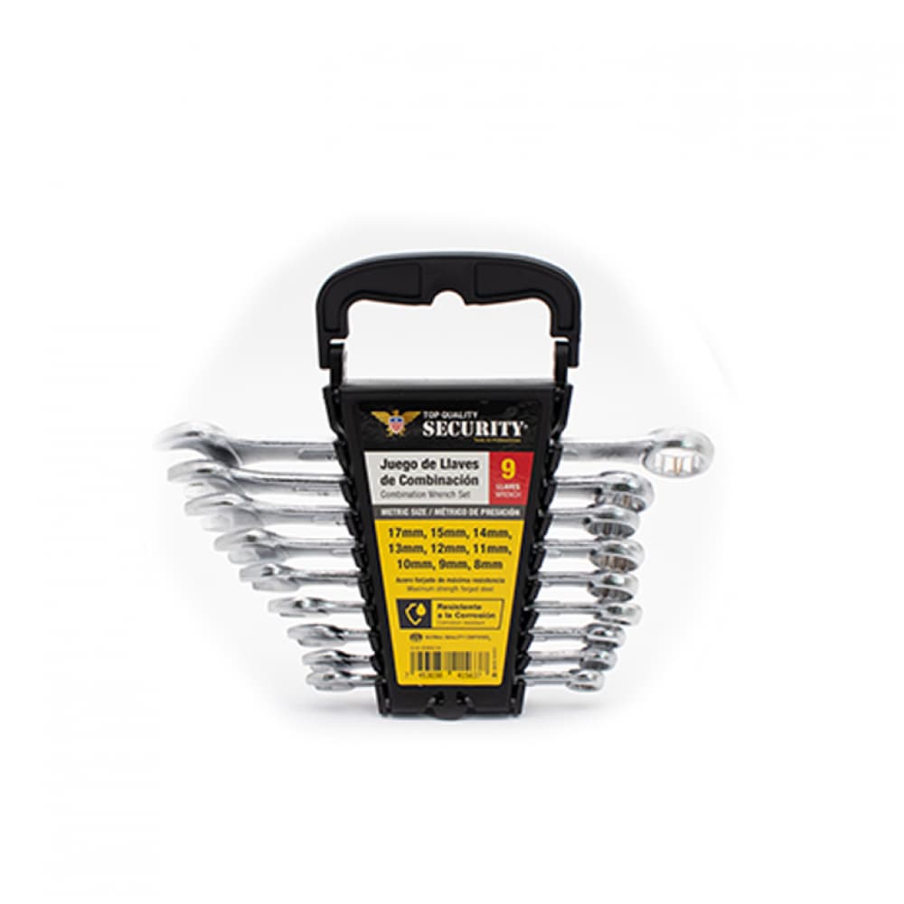 Juego de llaves combinadas Security (9 U) - Imagen 1