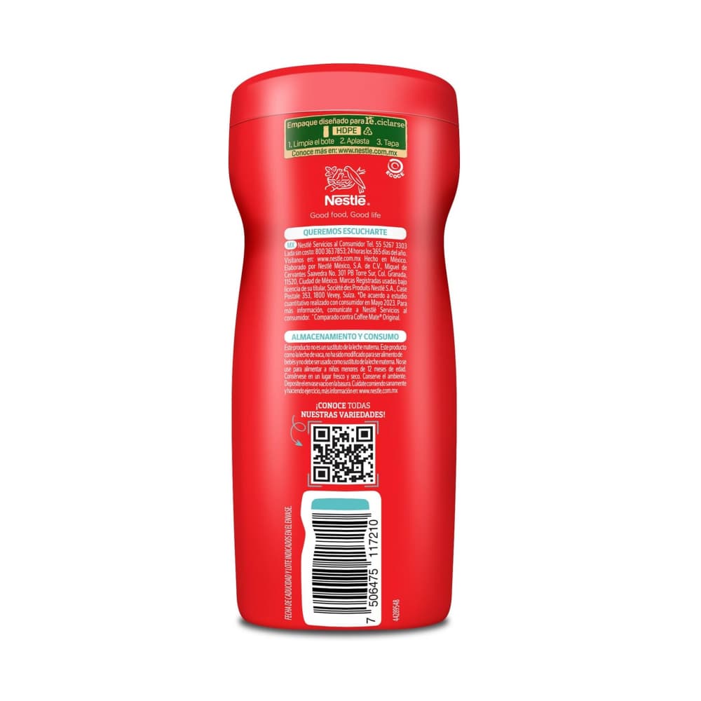 Sustituto de crema para café Coffee Mate Balance Nestlé (400 g / 14.11 oz) - Miniatura 3