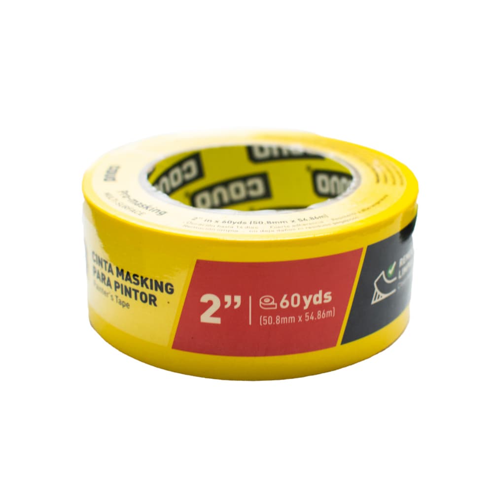 Cinta adhesiva para enmascarar de 2" Covo - Imagen 1