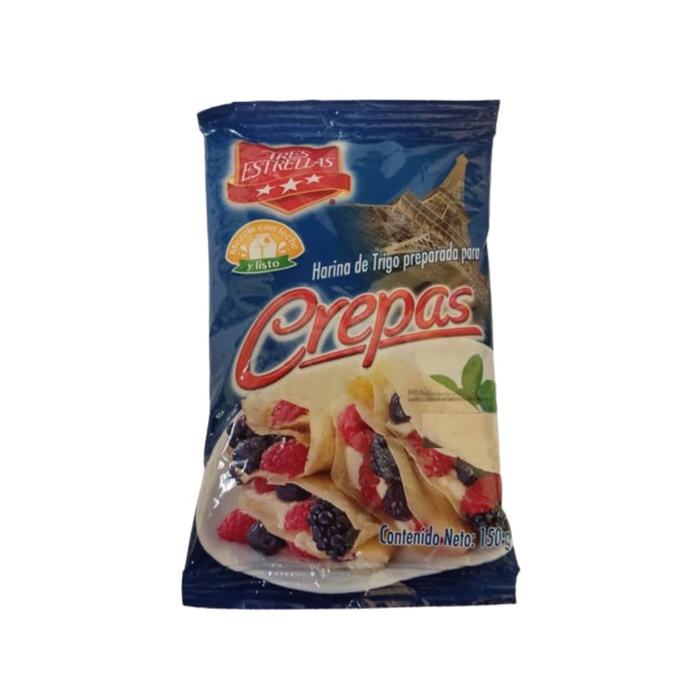 Harina de trigo preparada para crepas Tres Estrellas (150 g / 5.3 oz) - Miniatura 2