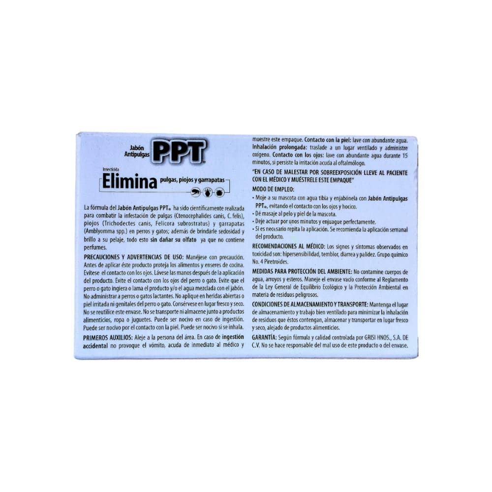 Jabón antipulgas PPT Grisi Pet Care (100 g / 3.5 oz) - Miniatura 8