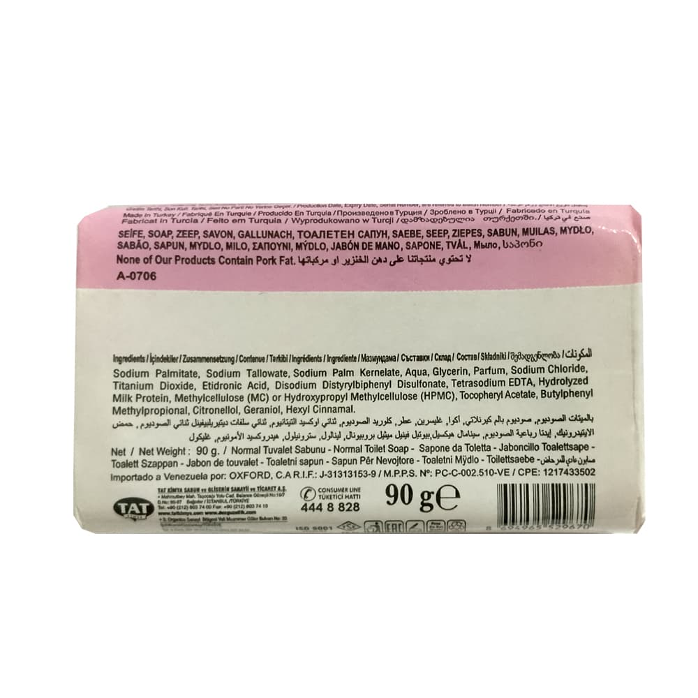 Jabón de tocador rosa y leche Dex (90 g / 3.17 oz) - Miniatura 2