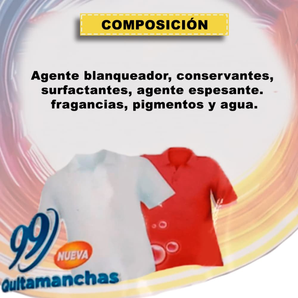 Detergente líquido para lavar fragancia rosas STB (1.5 kg / 3.31 lb) - Miniatura 3