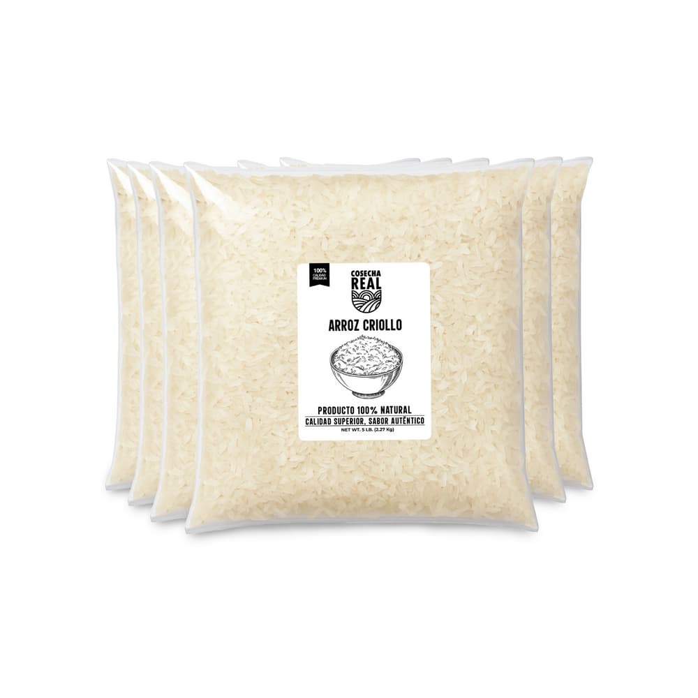 Arroz criollo Cosecha Real (6 x 2.27 kg / 5 lb) - Imagen 1