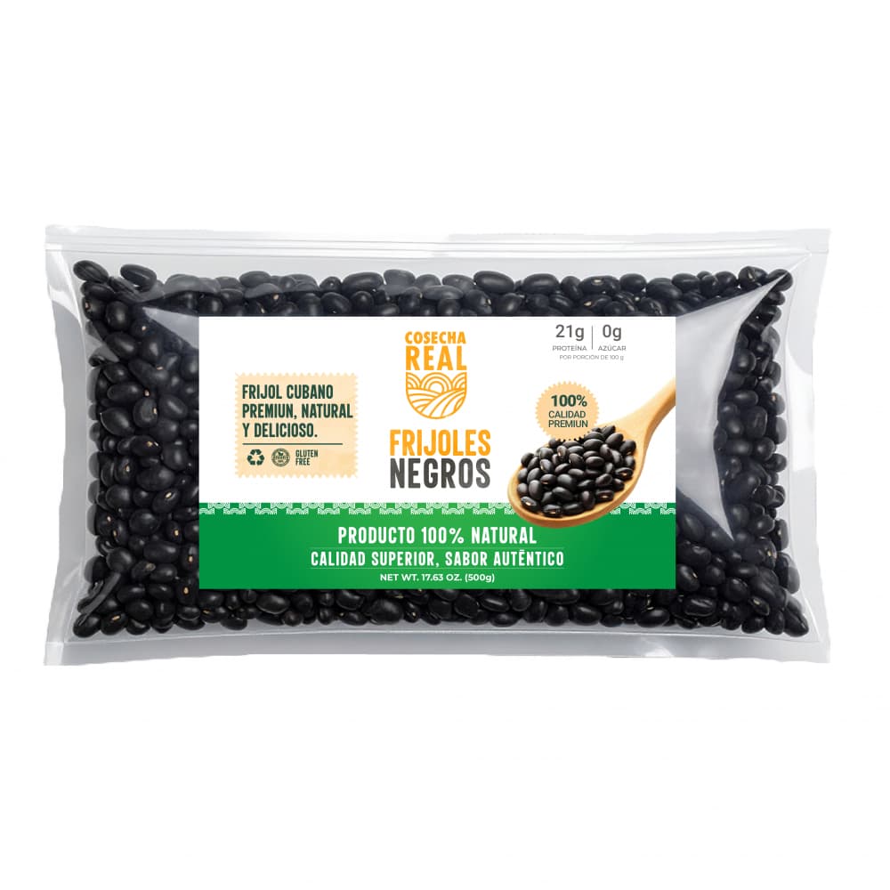 Frijoles negros Cosecha Real (500 g / 1.1 lb) - Imagen 1