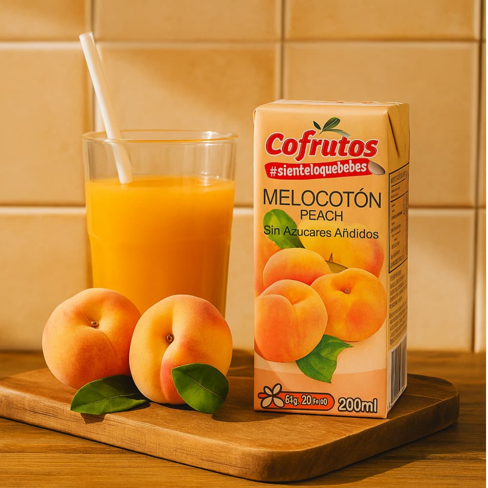 Néctar de melocotón Cofrutos (200 ml) - Miniatura 4