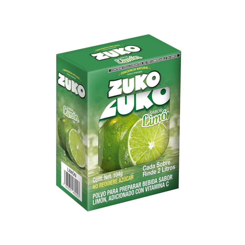 Refresco instantáneo sabor limón Zuko (104 g / 3.67 oz) - Imagen 1