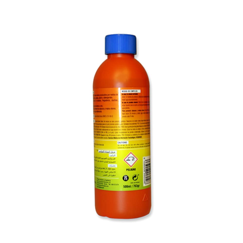 Desatascador de tuberías Vial Plus (500 ml) - Imagen 1